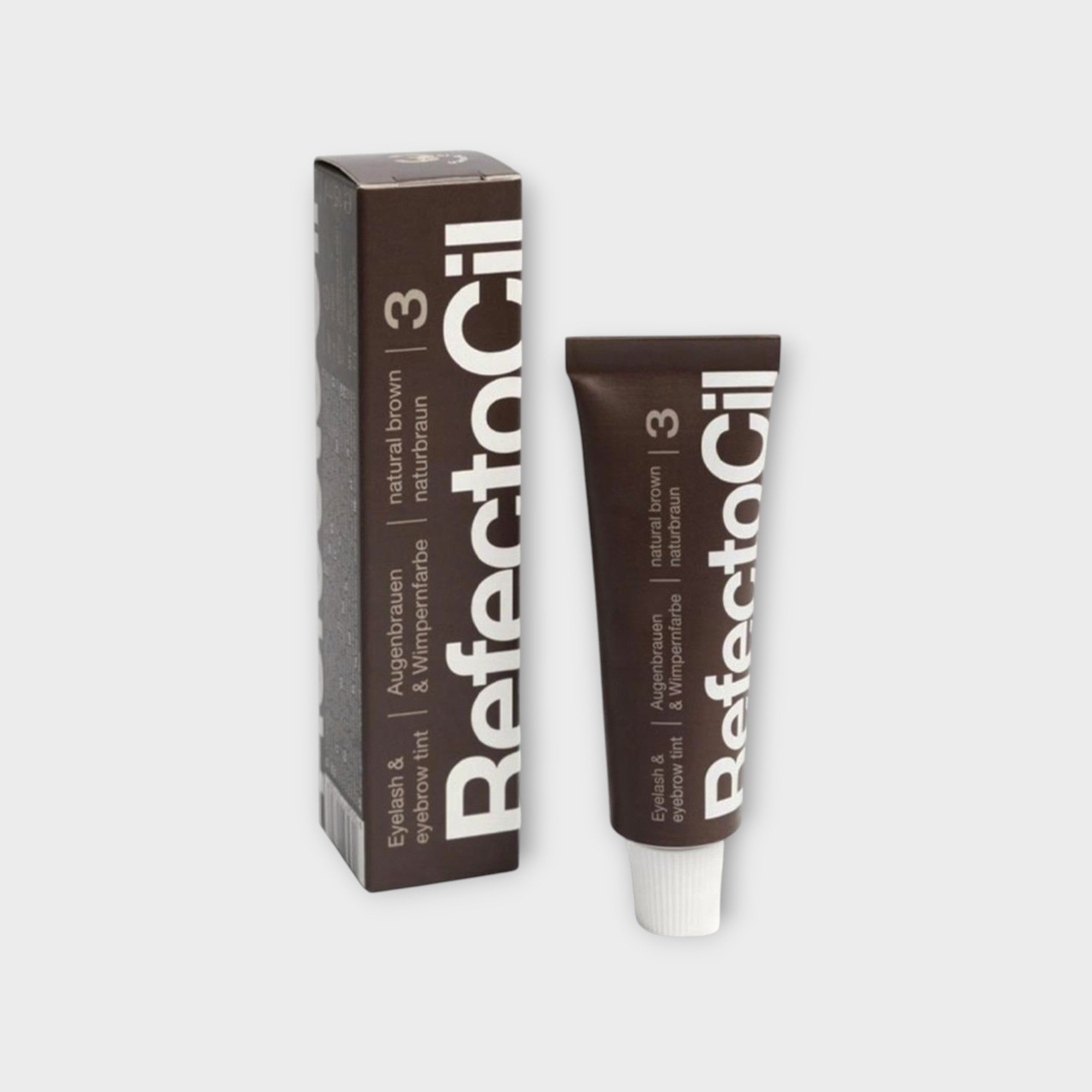 RefectoCil Henna Natural Brown 3.0 - farba do brwi i rzęs, profesjonalna koloryzacja