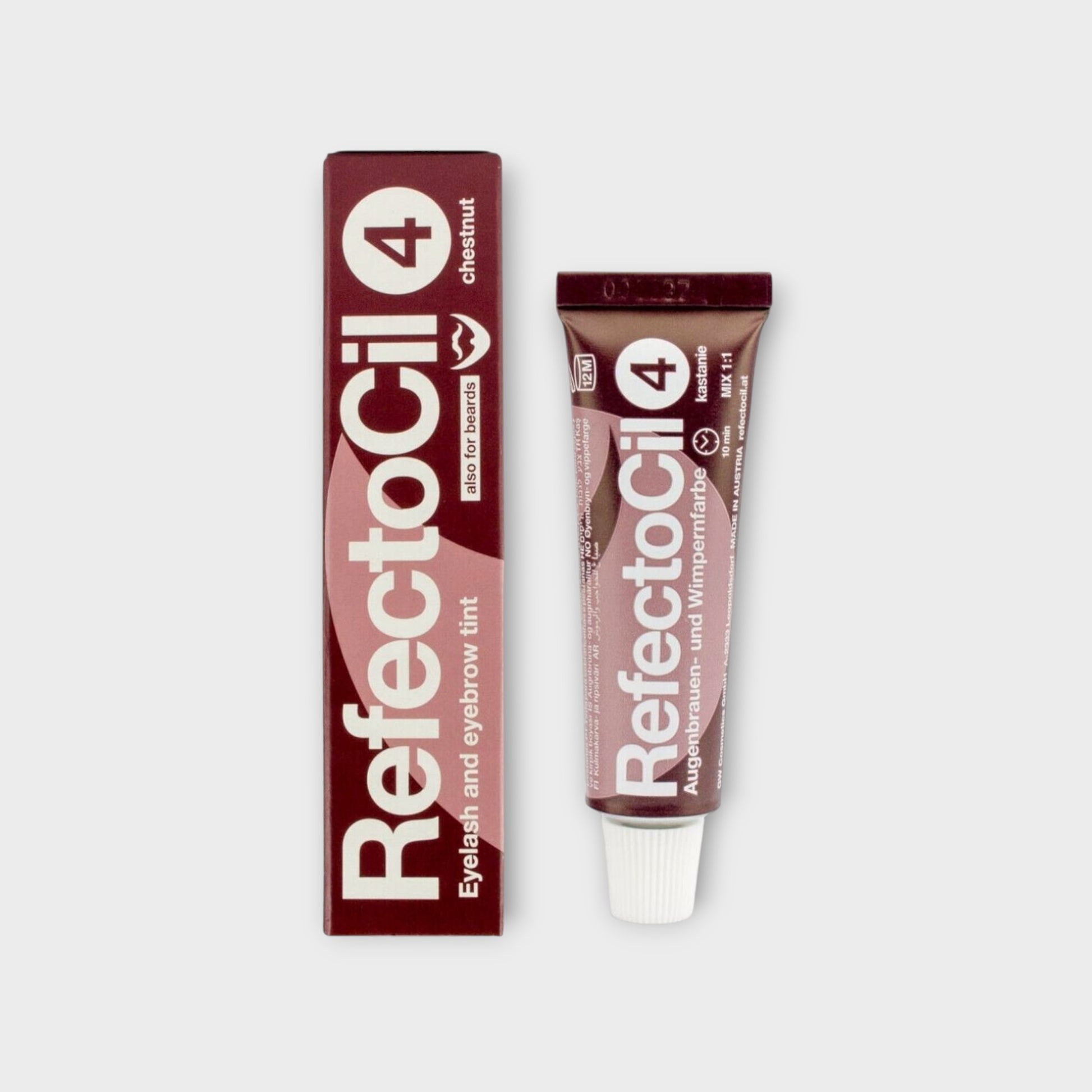 Henna Refectocil Chestnut 4.0, profesjonalna do brwi i rzęs, 15 ml