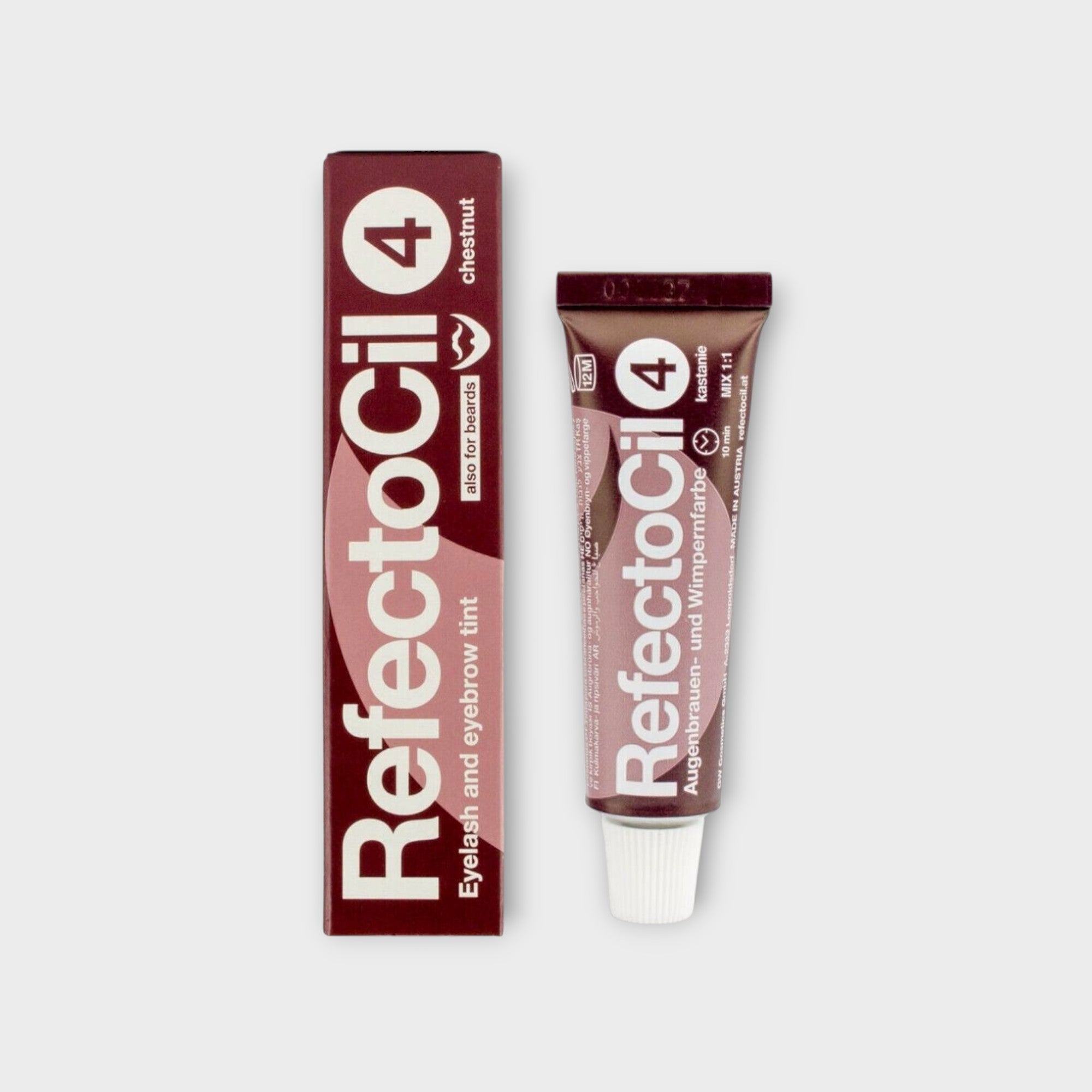 Henna Refectocil Chestnut 4.0, profesjonalna do brwi i rzęs, 15 ml