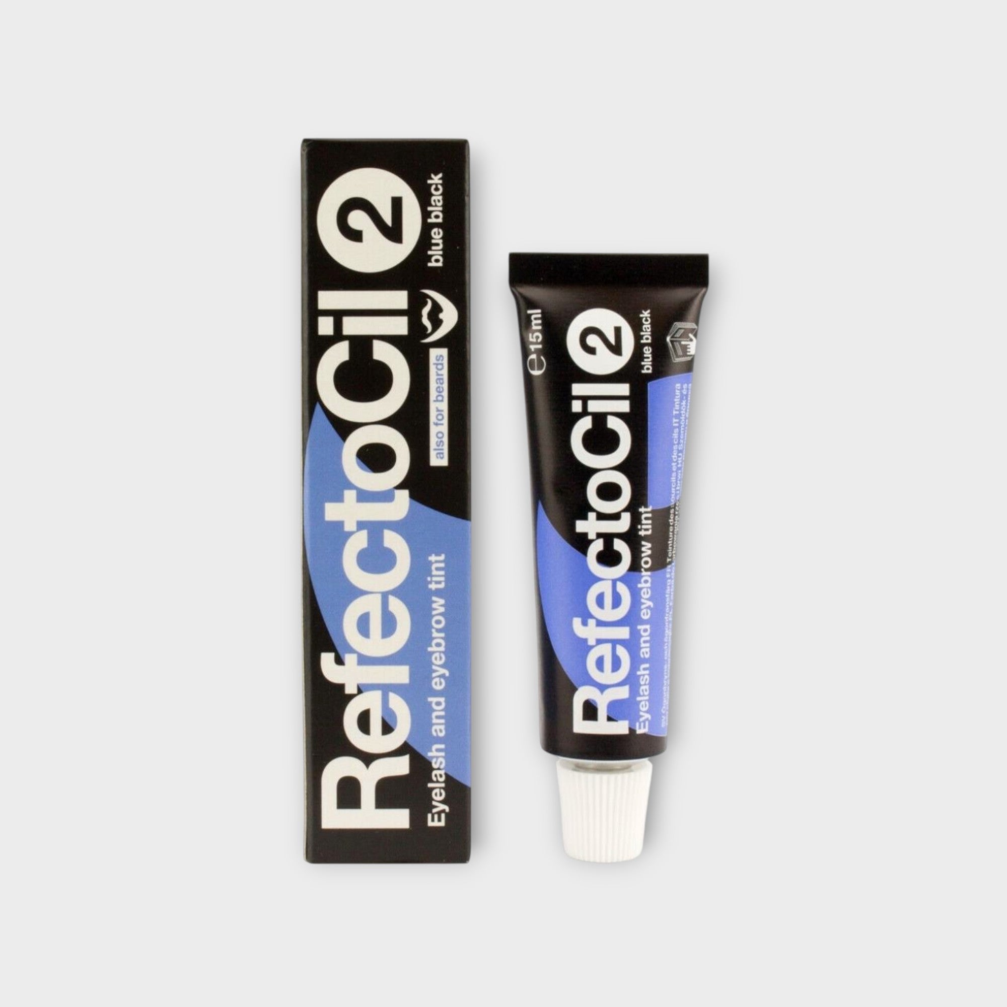 RefectoCil 2.0 Henna Do Brwi i Rzęs Blue-Black 15 ml - Koloryzacja brwi i rzęs