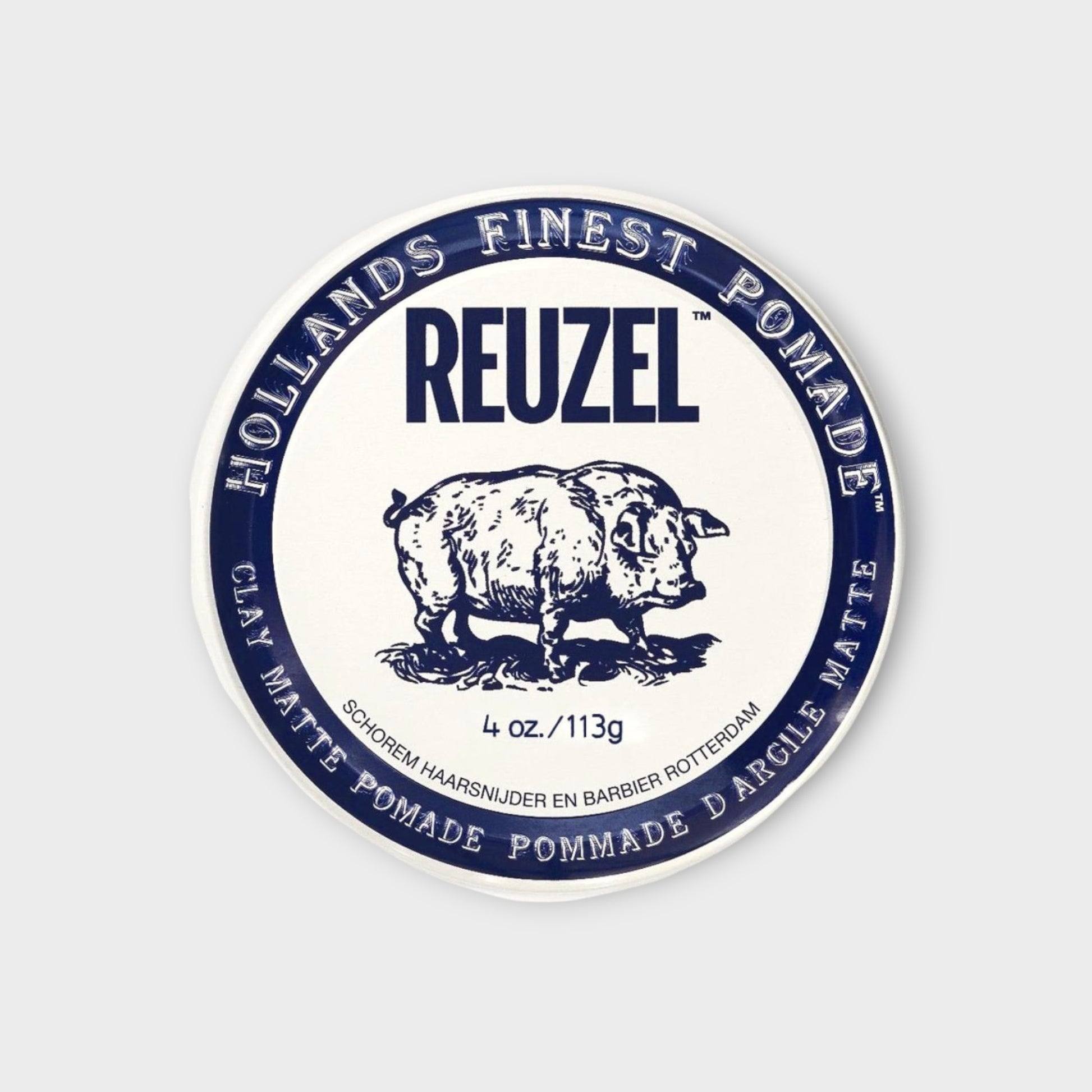Reuzel Clay Matte 113g, matowa pomada do stylizacji włosów, produkt do stylizacji męskich fryzur