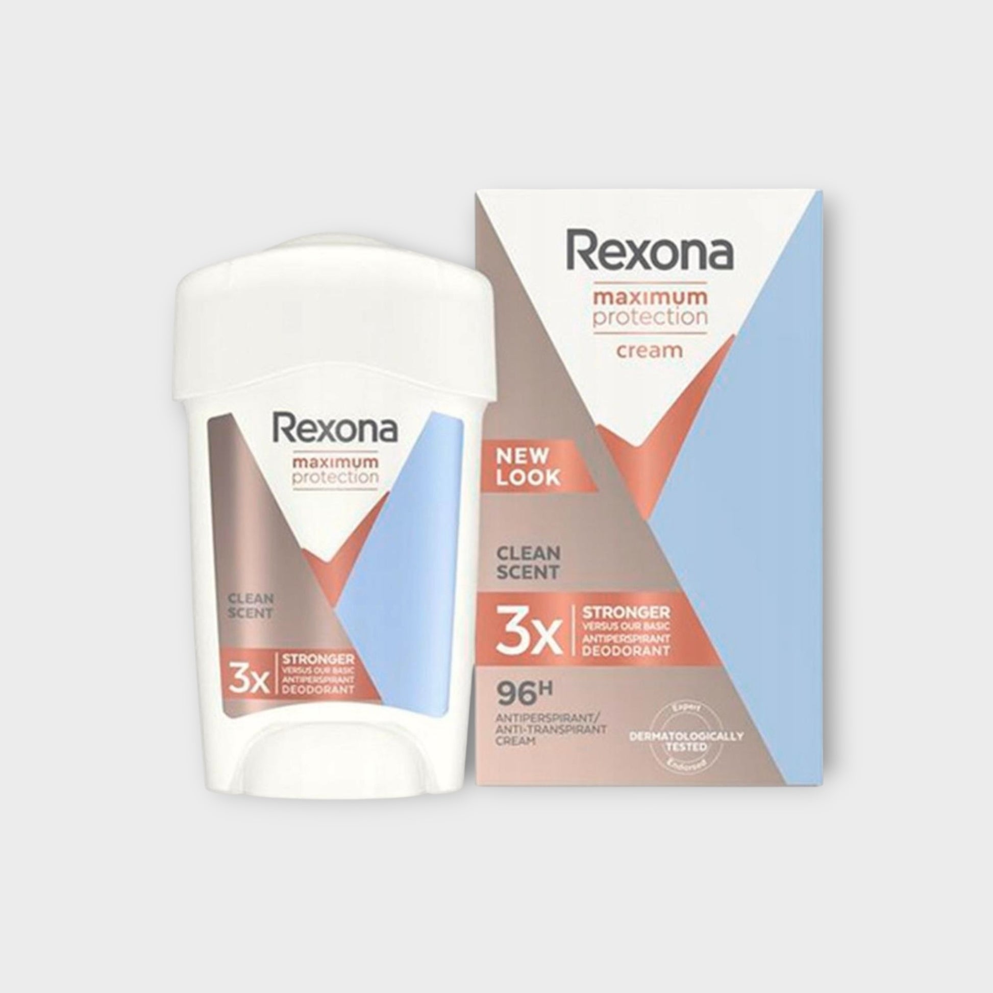 Rexona Max Protection Clean Deo Stick 45ml - Antyperspirant w sztyfcie, skuteczna ochrona przed potem