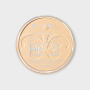 Rimmel Stay Matte 001 Transparent Puder Prasowany - puder do twarzy o matowym wykończeniu