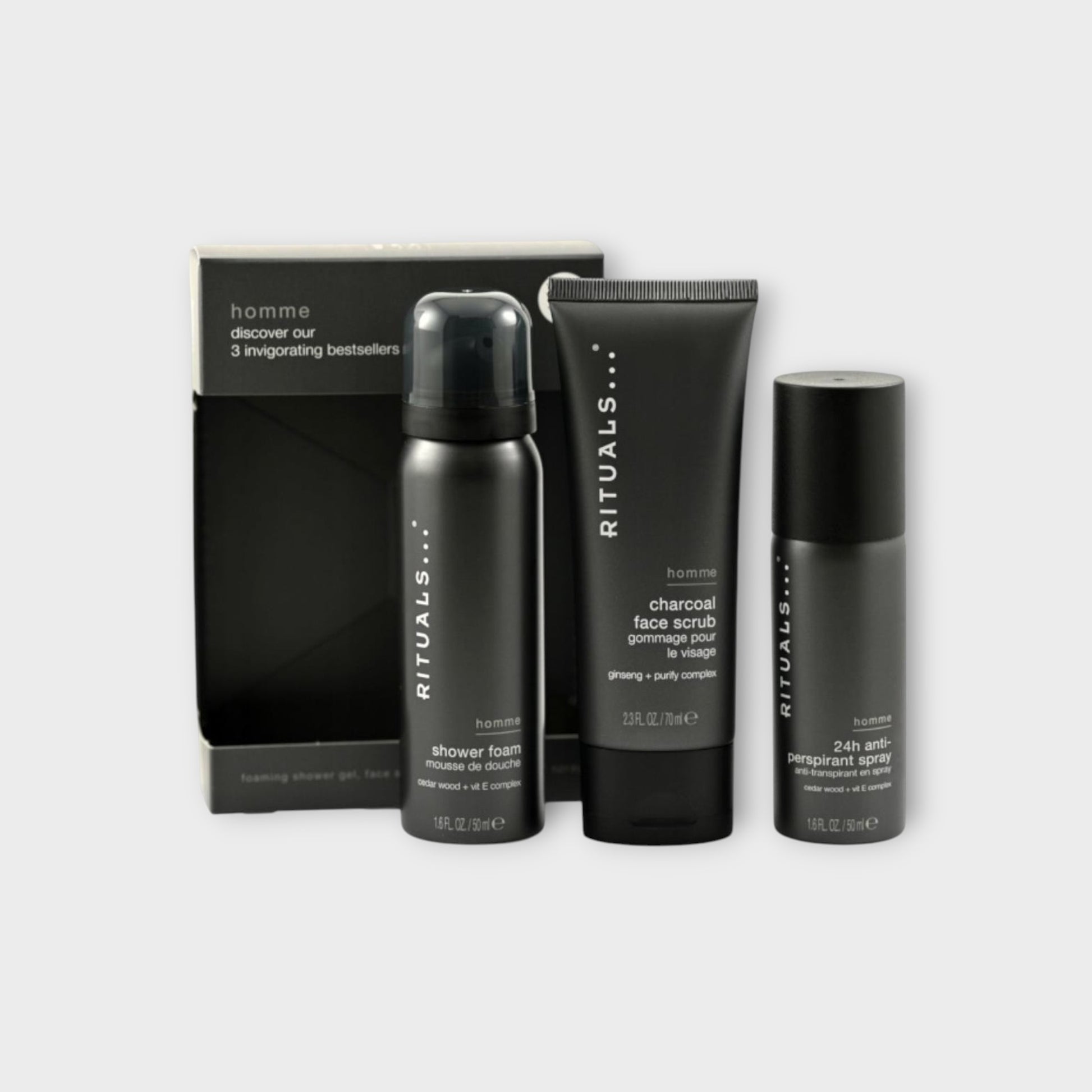 Zestaw Rituals Homme Trial Set, kosmetyki dla mężczyzn