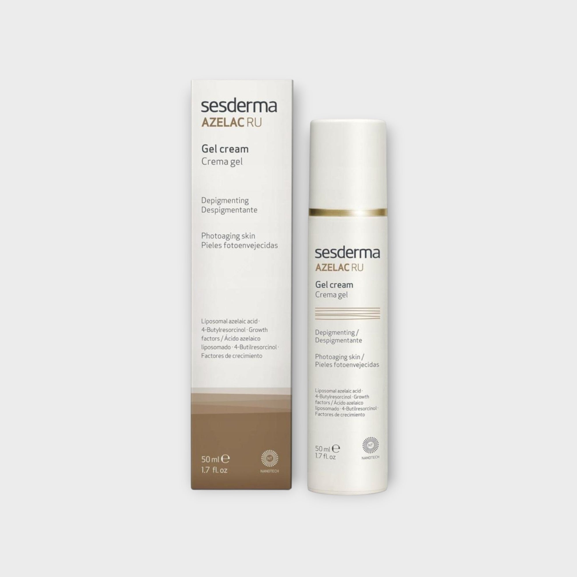 Sesderma Azelac RU krem-żel, 50ml, redukujący przebarwienia skórne
