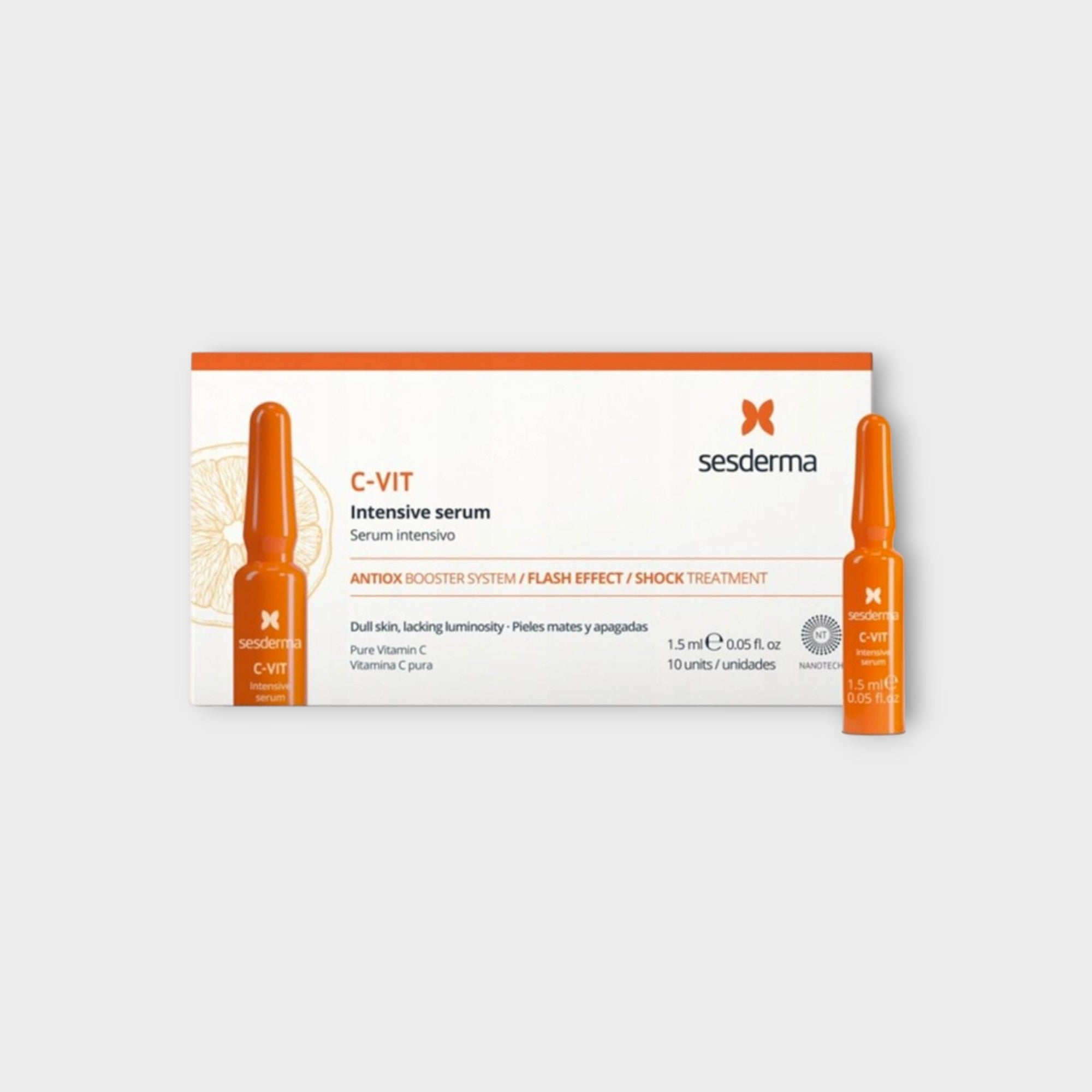 Sesderma C Vit serum 12% w ampułkach 10 x 1,5 ml - intensywna pielęgnacja skóry