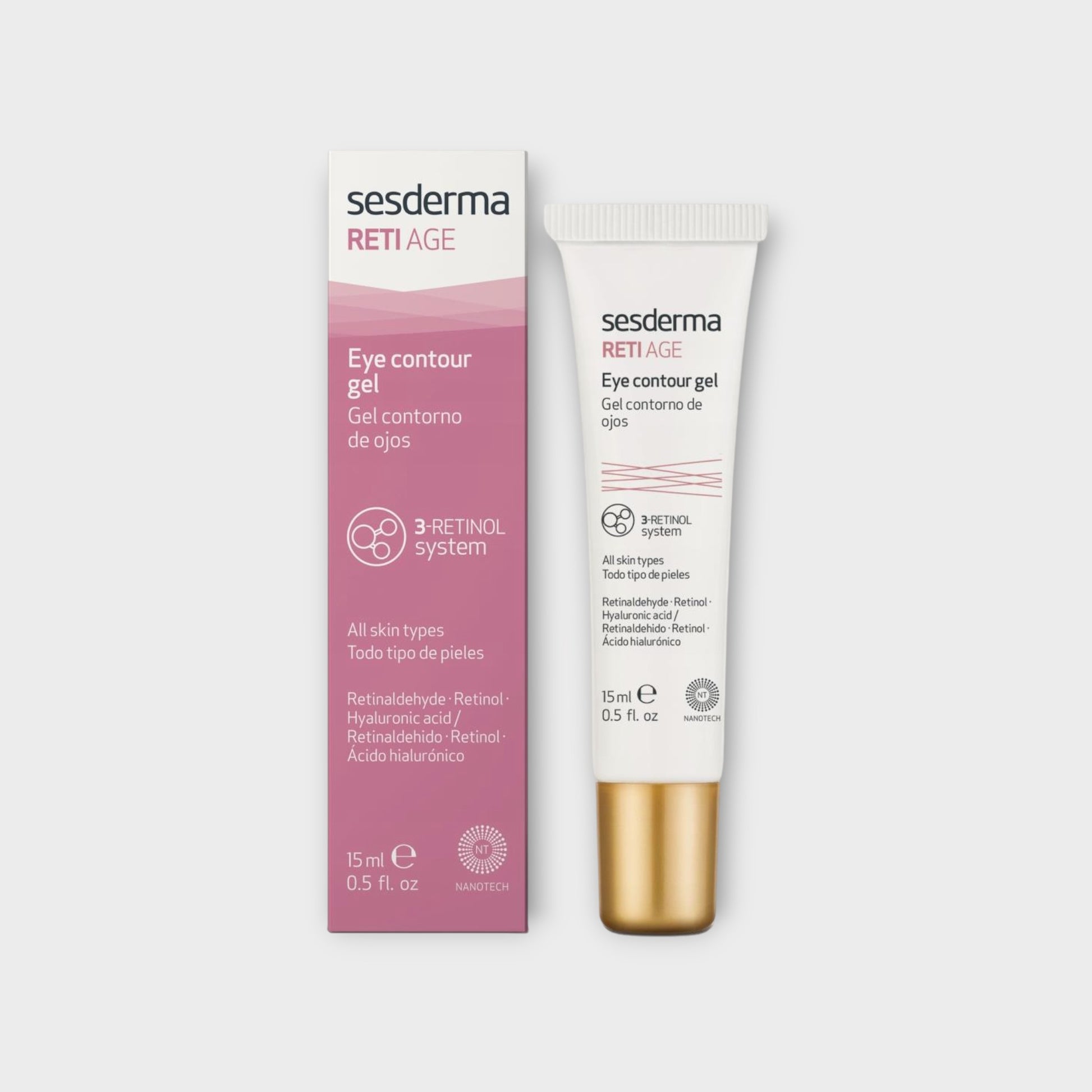 Sesderma Retiage Eye Contour Gel 15 ml - Żel przeciwzmarszczkowy do okolic oczu