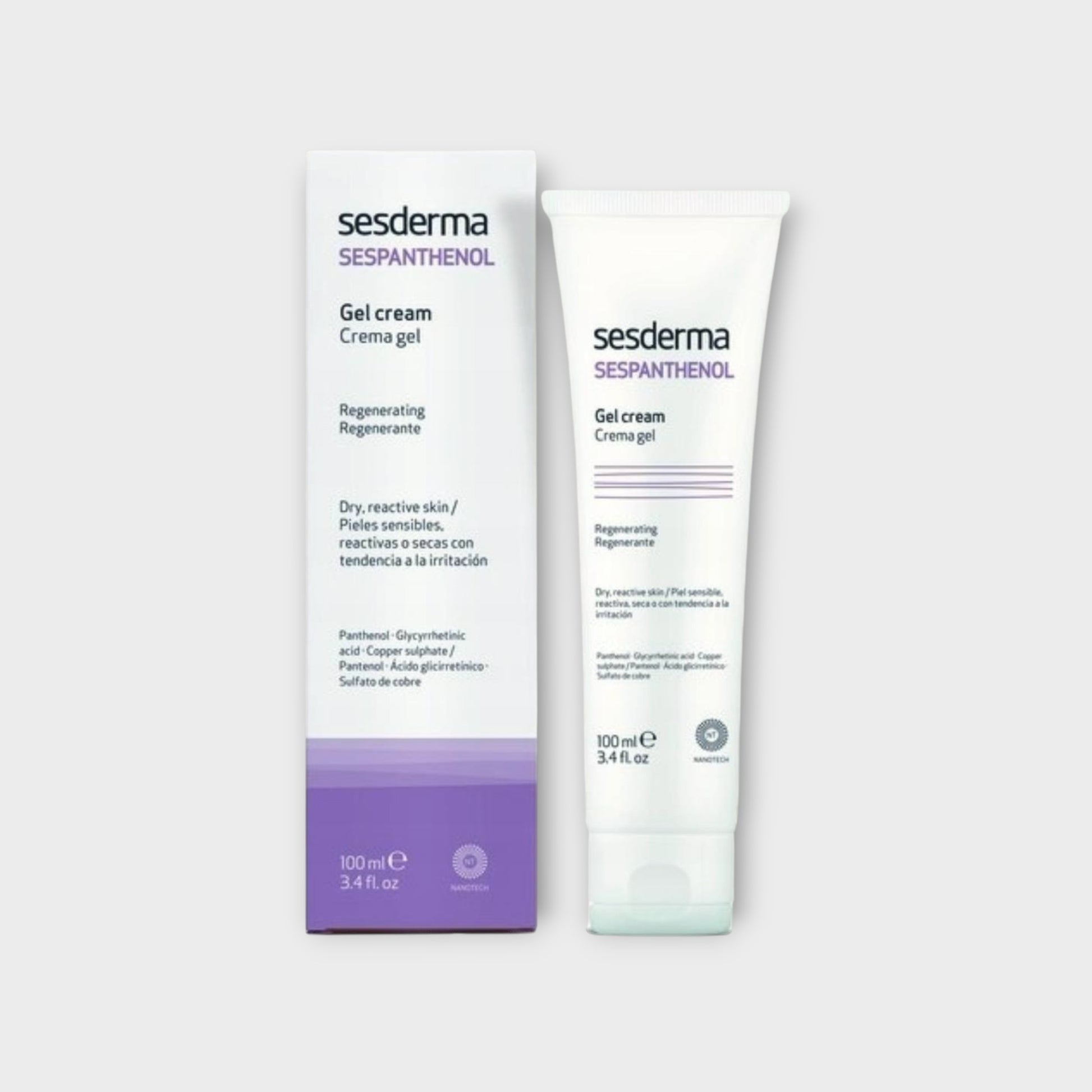 Sesderma Sespanthenol Gel Cream 100 ml - nawilżenie i regeneracja skóry