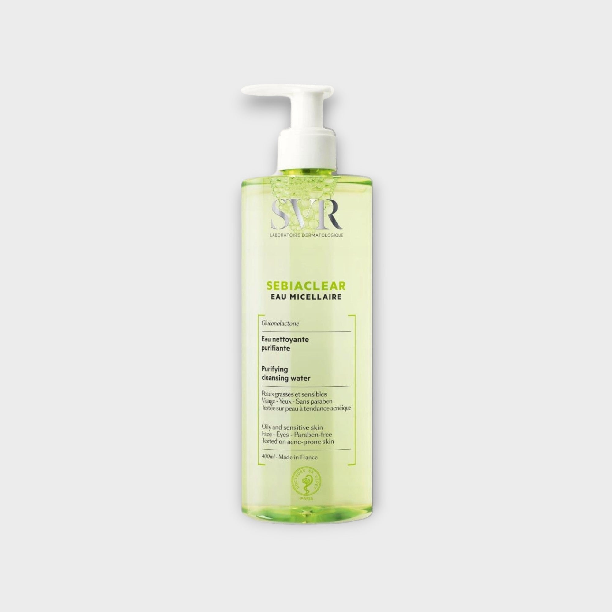 SVR Sebiaclear Eau Micellaire 400 ml - woda micelarna do oczyszczania twarzy