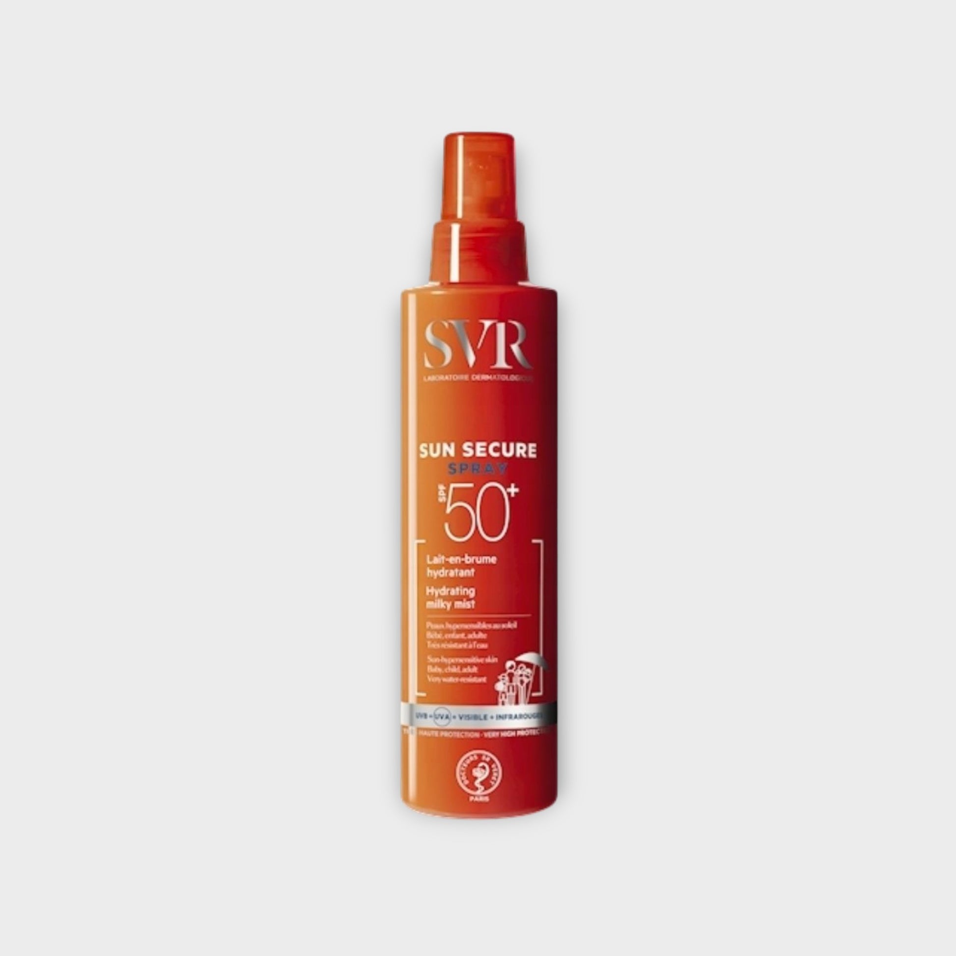 svr sun secure spray spf50+ ochronne mleczko w mgiełce 200ml