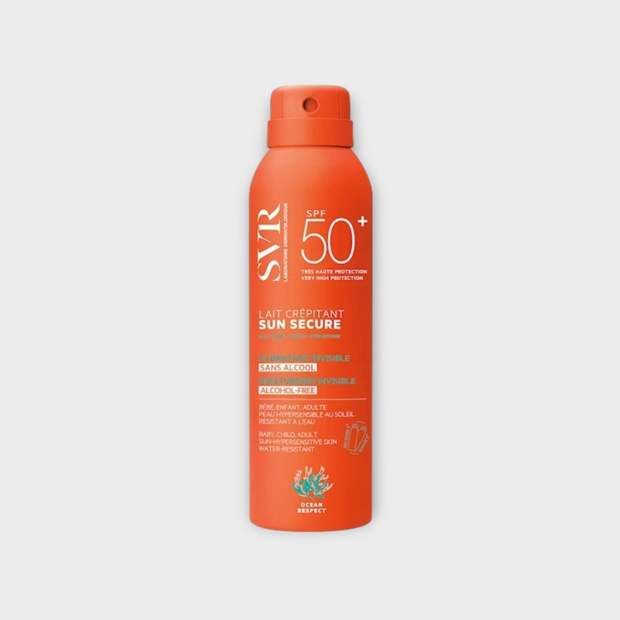 SVR Sun Secure Lait SPF50+, mleczko ochronne przeciwsłoneczne, 200 ml
