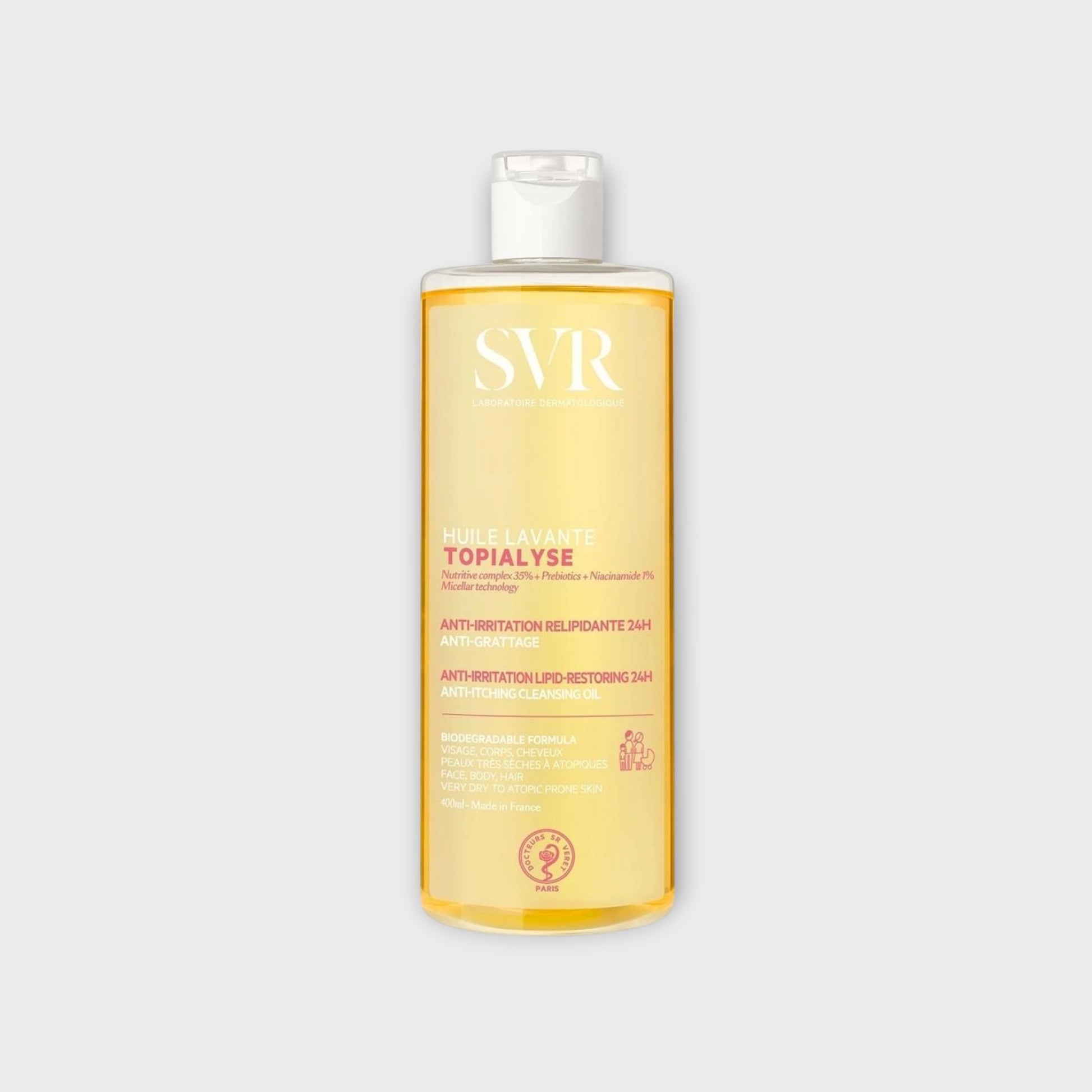 SVR Topialyse Micellar Oil Wash 400ml - Olejek micelarny do ciała i twarzy