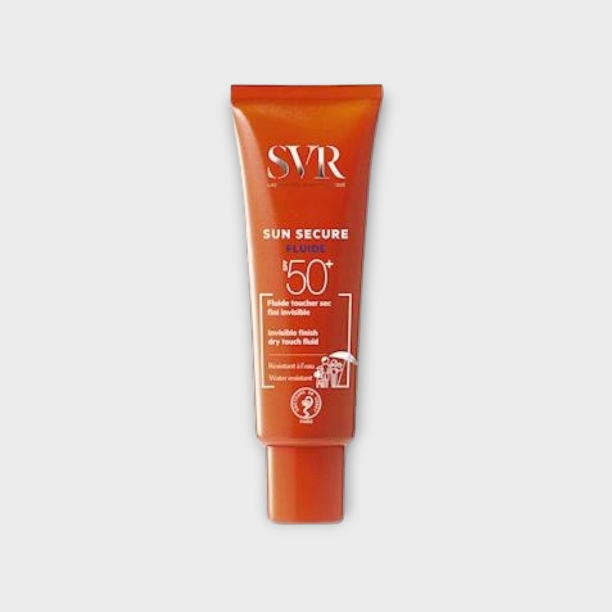 SVR sun secure fluide, lekka ochrona SPF50+, krem do twarzy