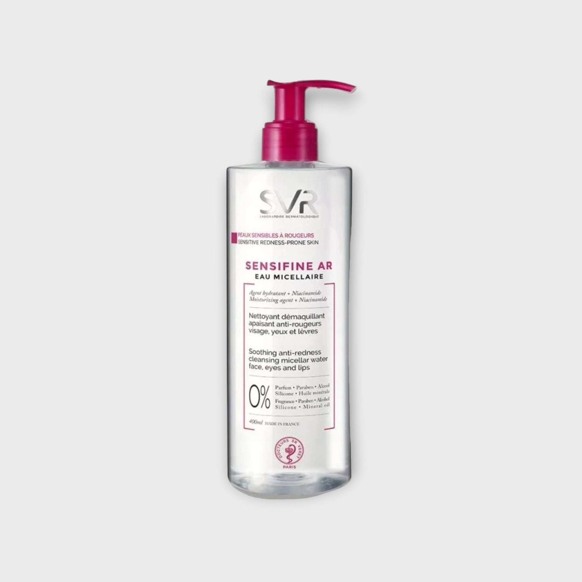 Woda micelarna SVR Sensifine AR 400ml, do skóry naczynkowej