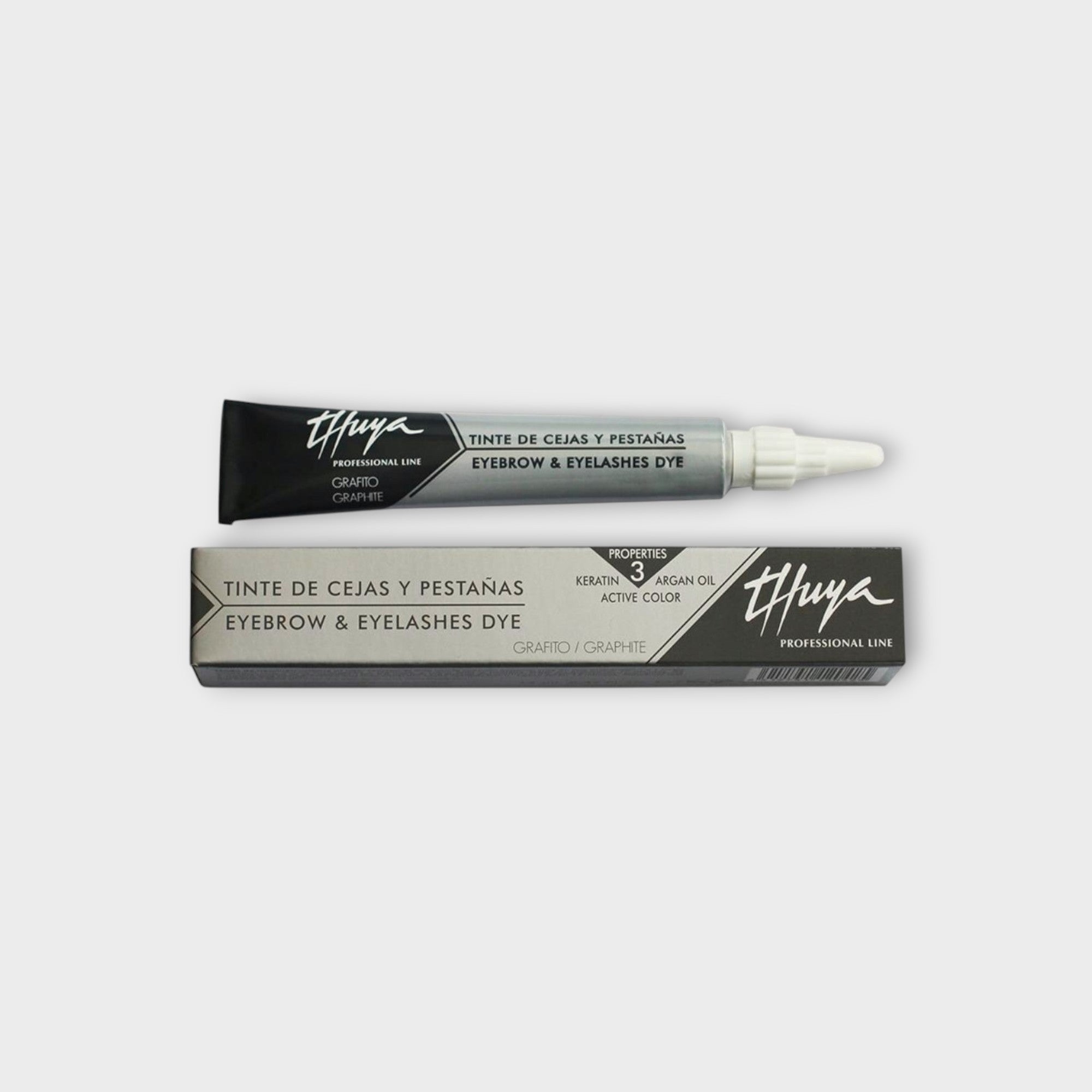 Thuya Eyebrow & Eyelashes Dye with Argan Oil & Keratin Graphite 14 ml - farba do brwi i rzęs