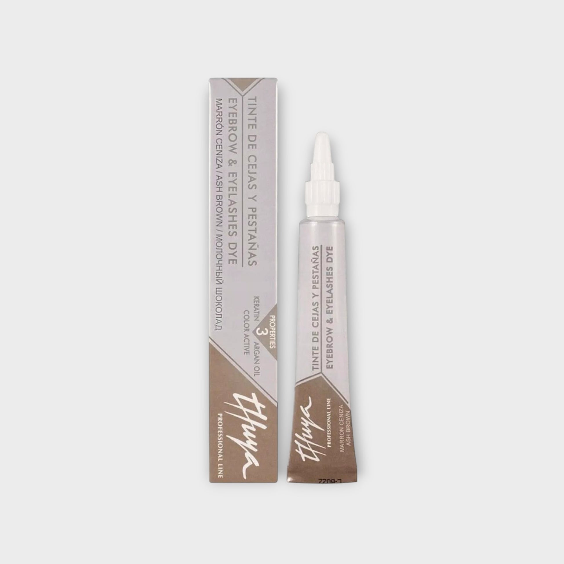 Thuya Eyebrow & Eyelashes Dye with Argan Oil & Keratin Ash Brown 14 ml - farba do brwi i rzęs