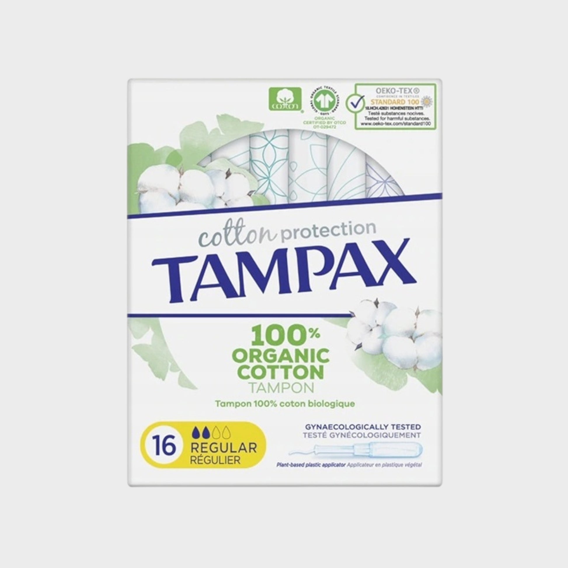 Tampax Organic Regular tampony z aplikatorem 16 sztuk