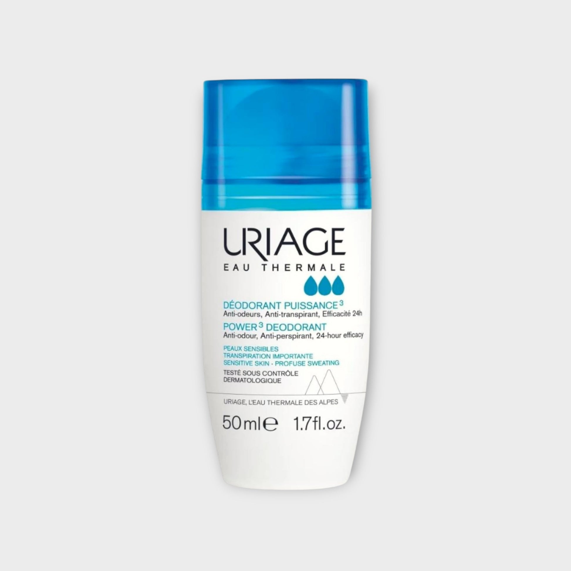 Dezodorant w kulce Uriage Power 3 24h, skuteczna ochrona i komfort skóry