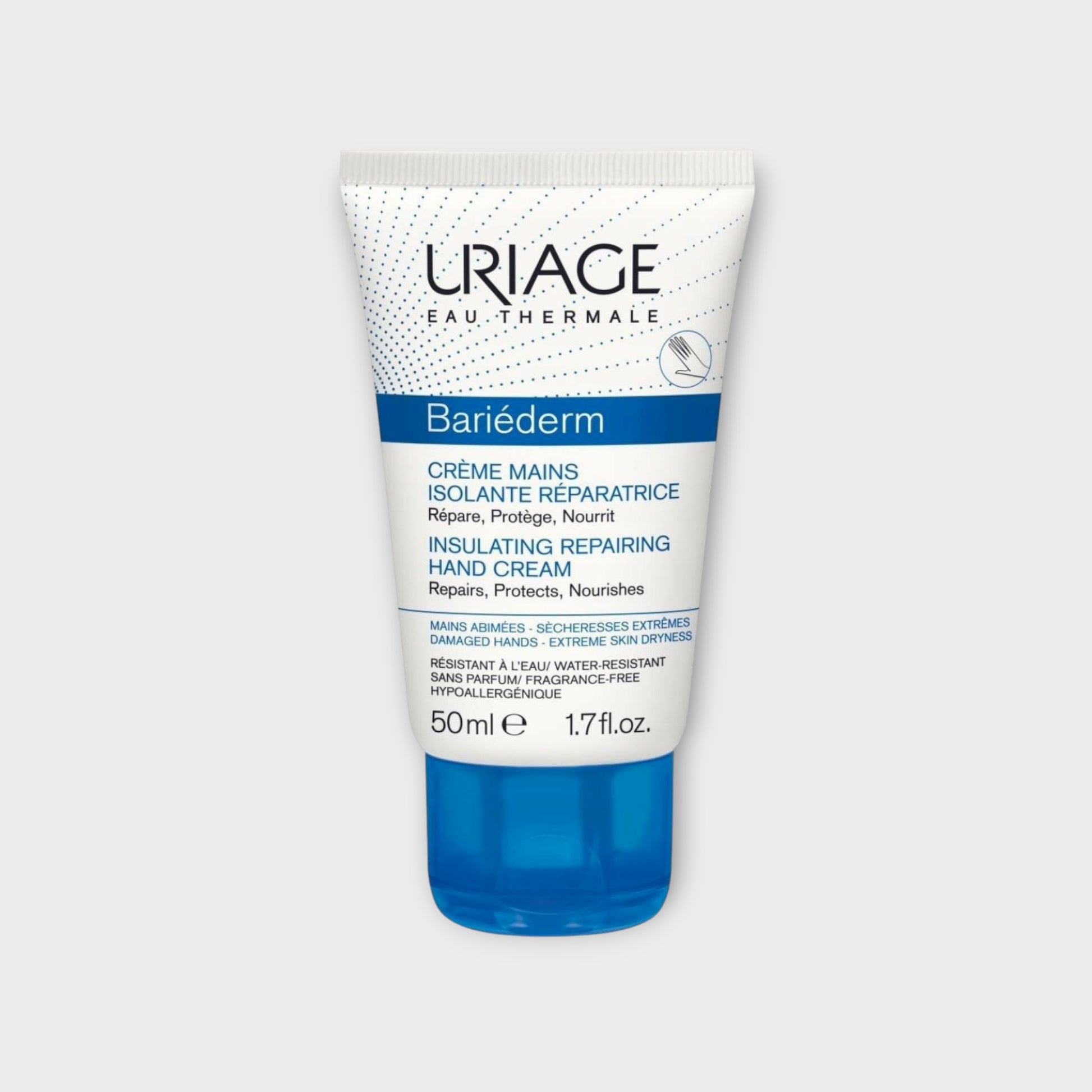 Uriage Bariederm Hand Cream 50ml - krem ochronny do rąk, idealny dla skóry suchej