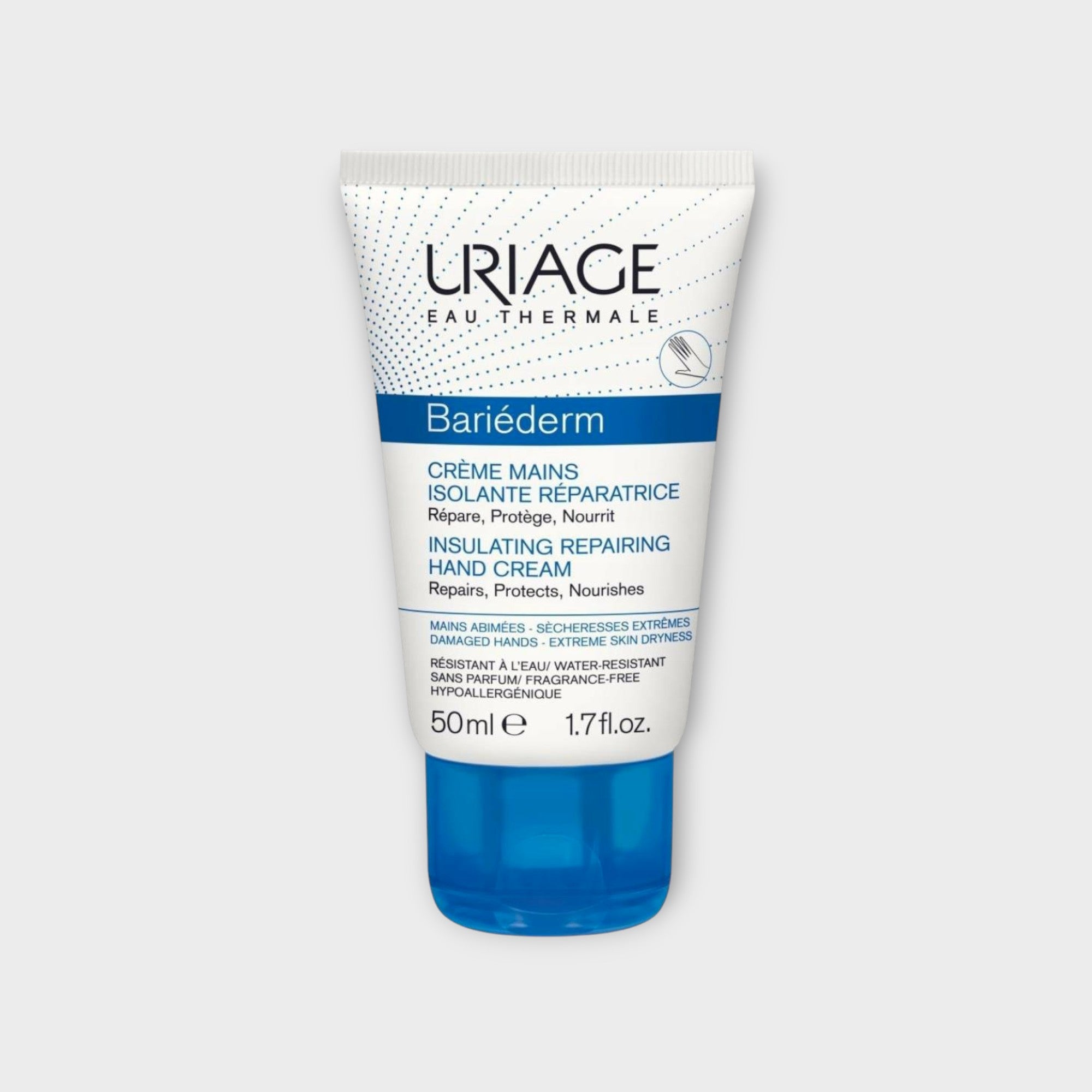 Uriage Bariederm Hand Cream 50ml - krem ochronny do rąk, idealny dla skóry suchej