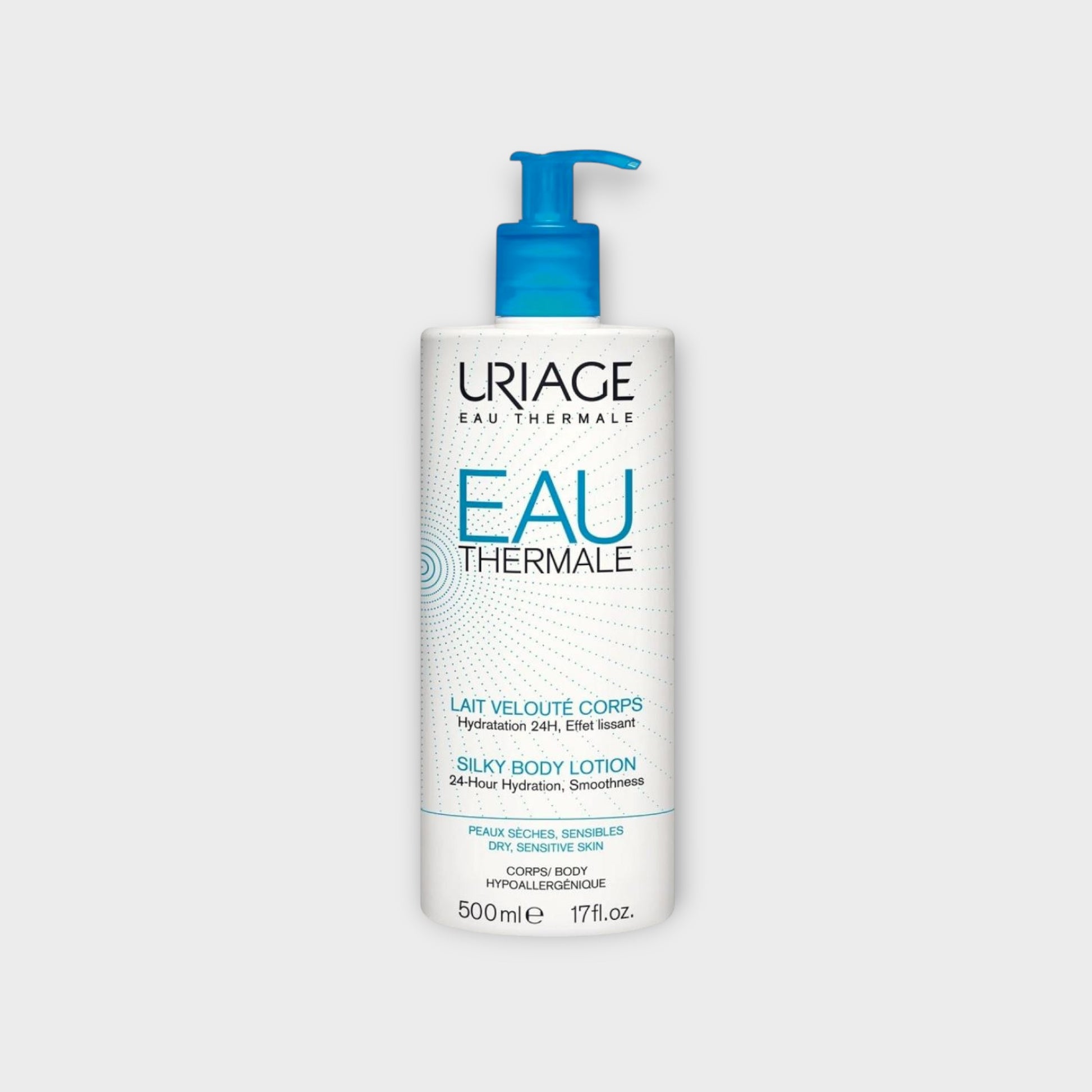 Uriage Silky Body Lotion Dry Sensitive Skin 500ml - balsam do ciała dla skóry wrażliwej, głęboko nawilżający
