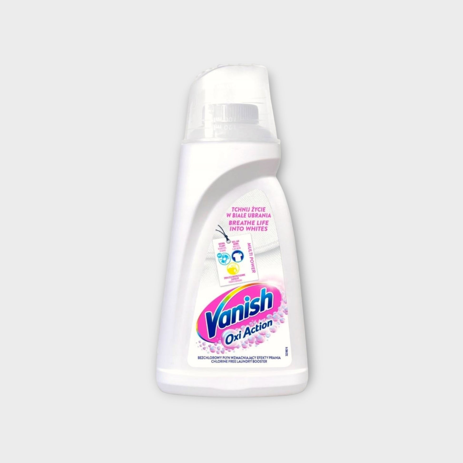 Vanish Sol.Pete Gel White 1L - żel do prania, wybielający