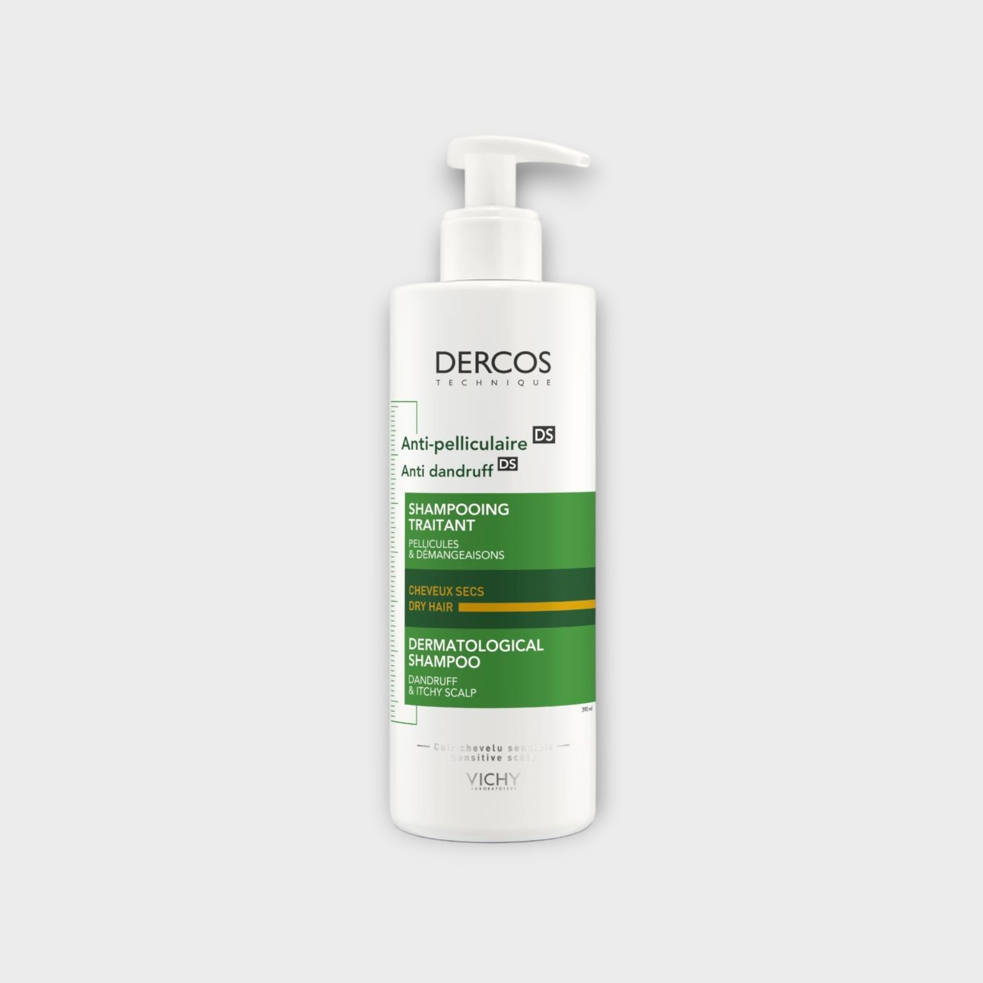 Vichy Szampon Przeciwłupieżowy 390ml - pielęgnacja włosów suchych