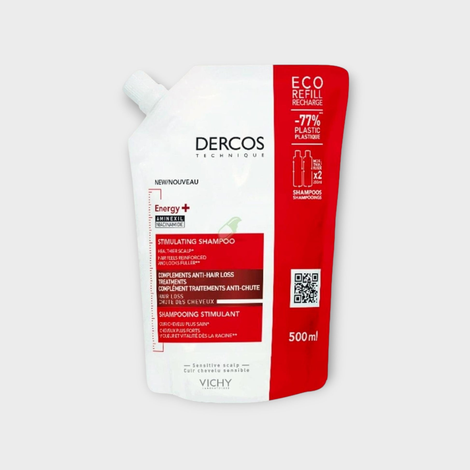 Vichy Dercos Energy+ Szampon 500 ml - wzmacniający przeciw wypadaniu włosów