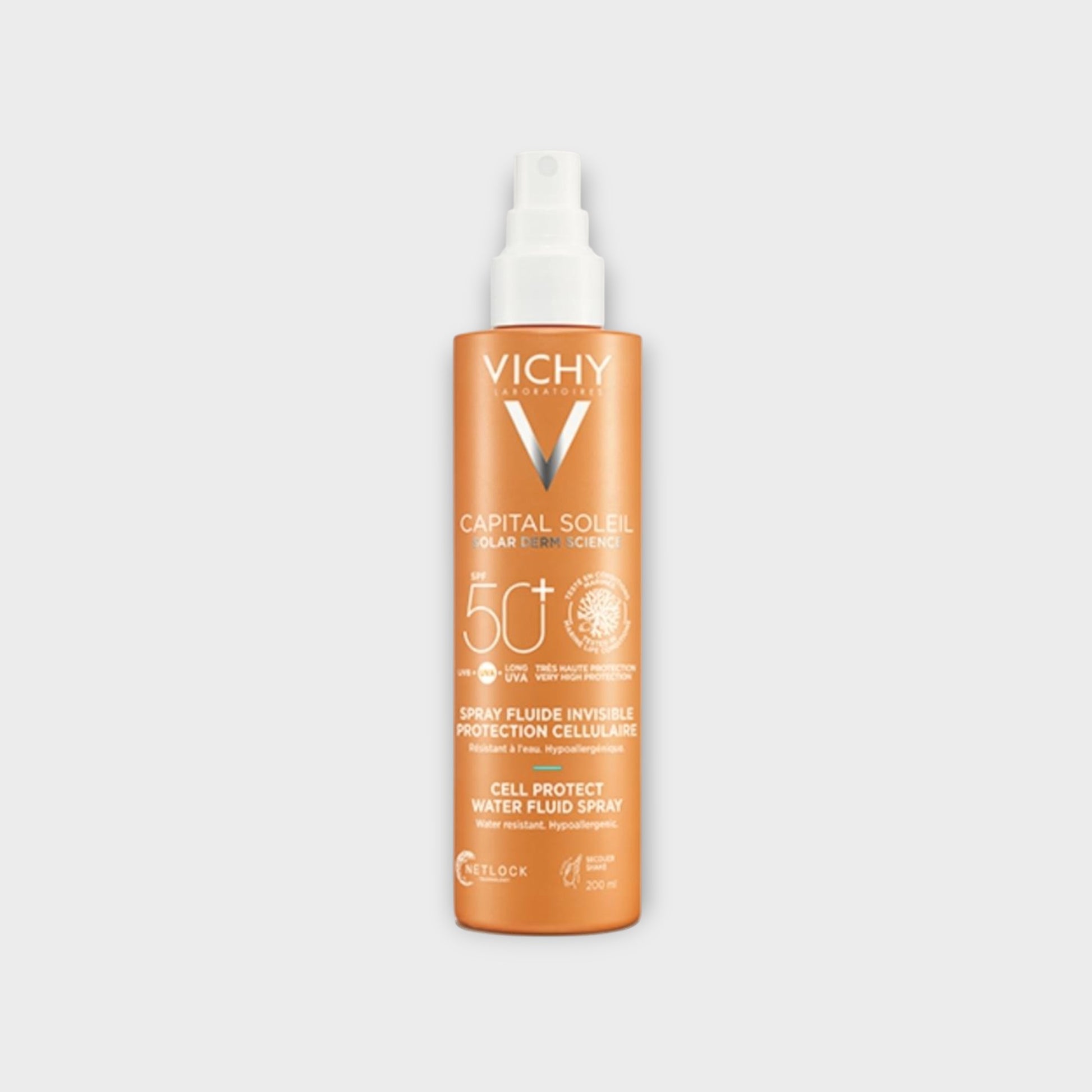 Vichy Capital Soleil SPF50+ 200 ml - krem do twarzy z wysoką ochroną przeciwsłoneczną