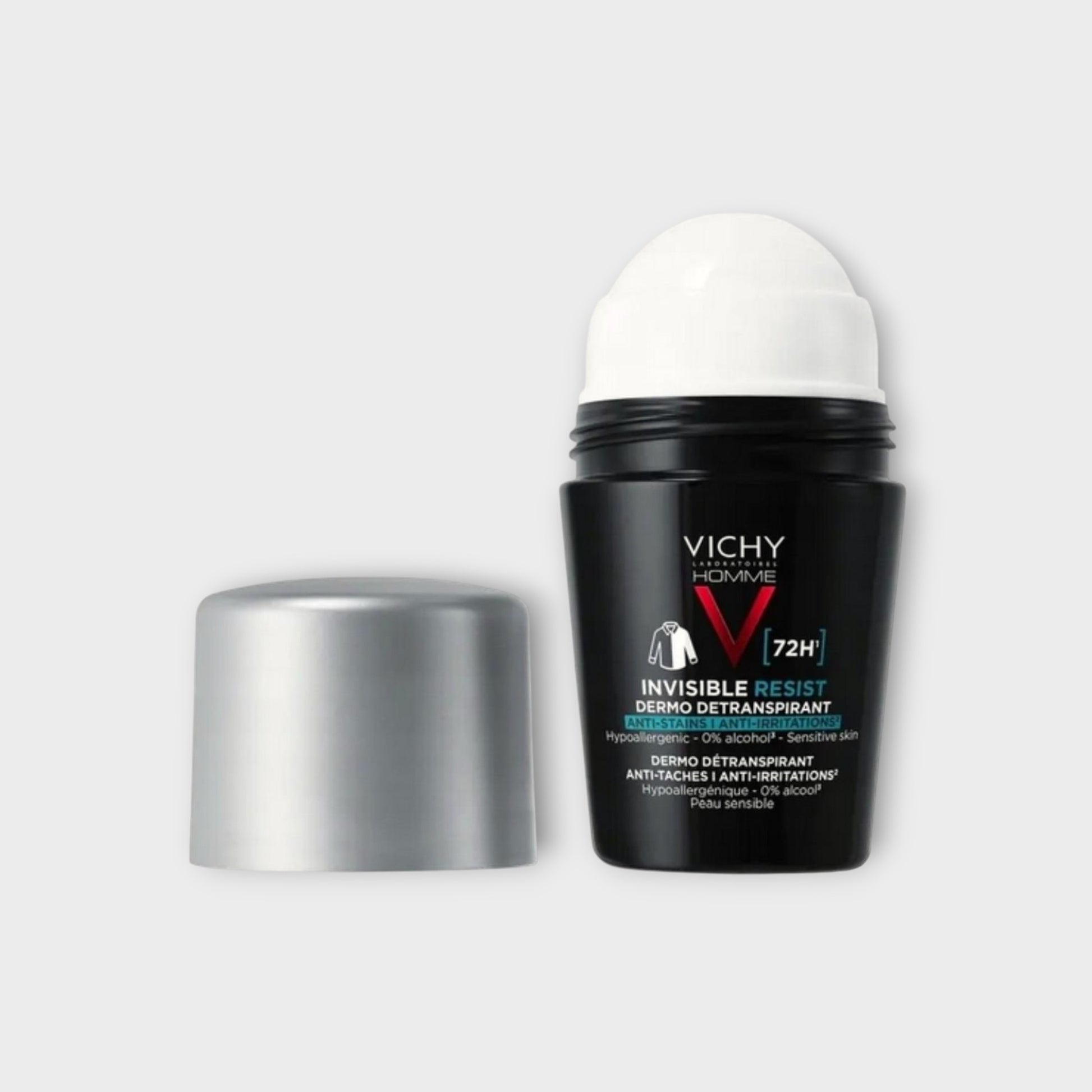 Vichy Homme Invisible Resist Antyperspirant 72h - ochrona przed śladami