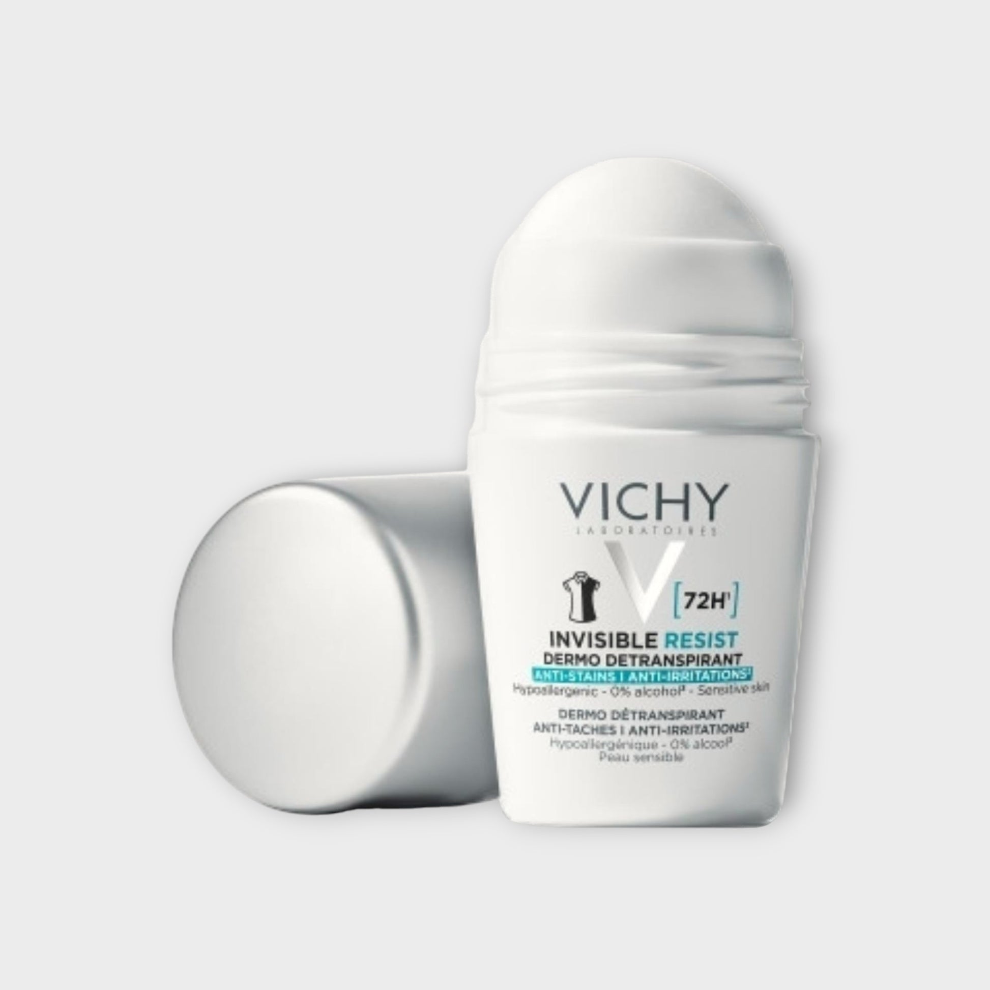 Vichy Deo Antyperspirant Przeciw Śladom Roll-On 72h do Skóry Wrażliwej 50ml