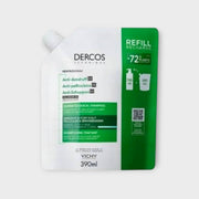 Vichy Dercos szampon przeciwłupieżowy, 390 ml, refill zapas