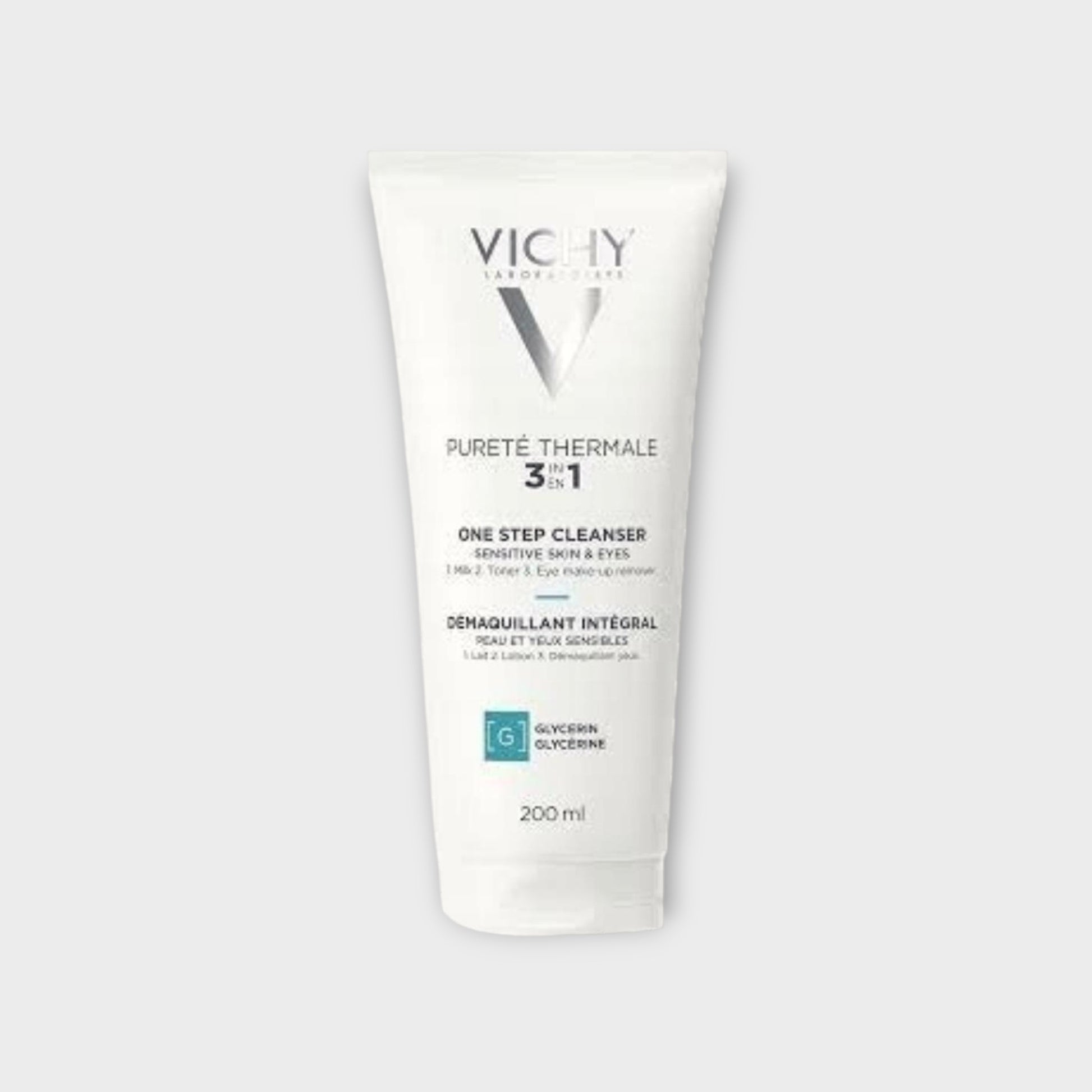 Vichy Purete Thermale 3en1 One Step Cleanser Sensitive Skin 200 ml - oczyszczający żel do twarzy, 200ml