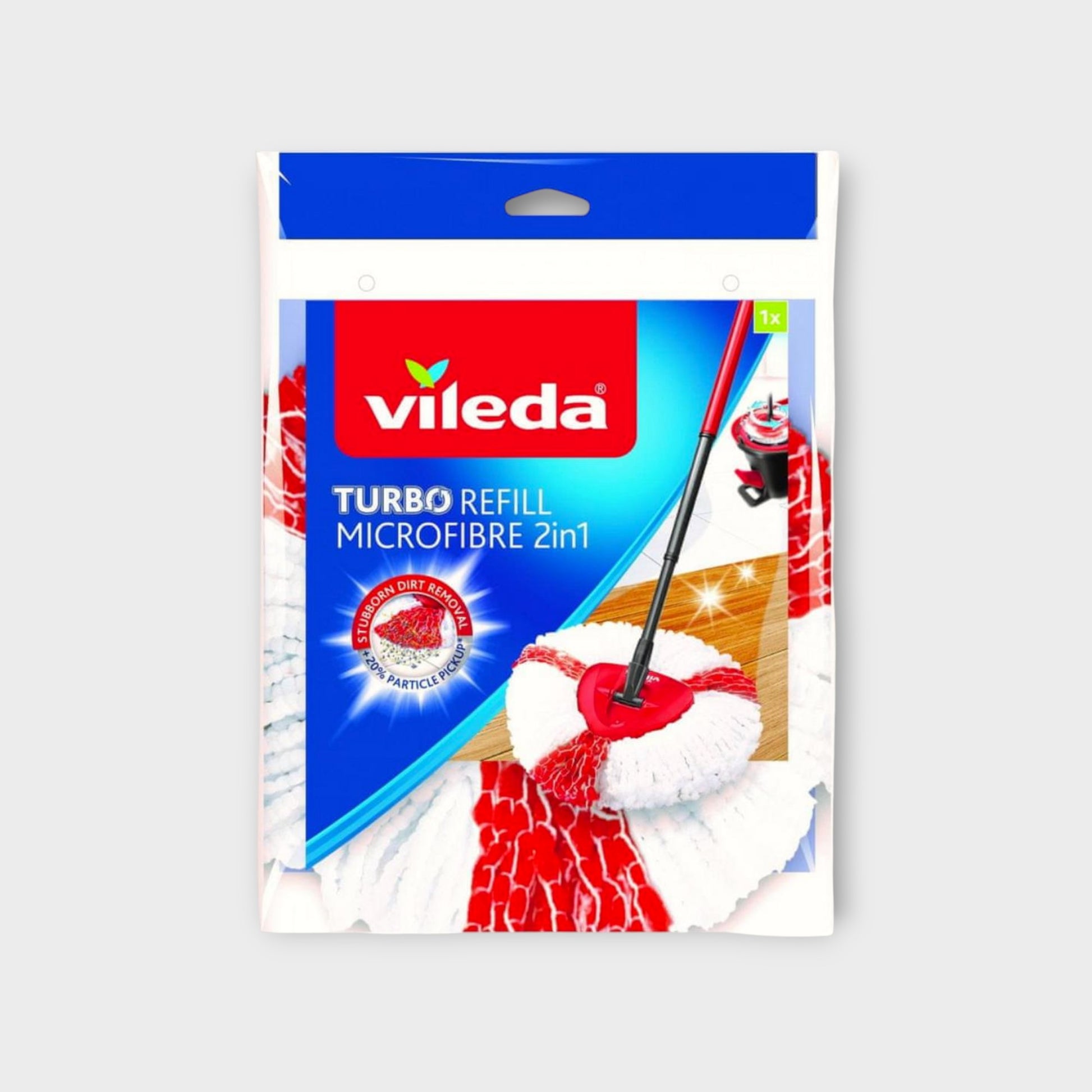 Wkład Vileda Turbo 2w1, do mopa obrotowego, czyszczenie powierzchni