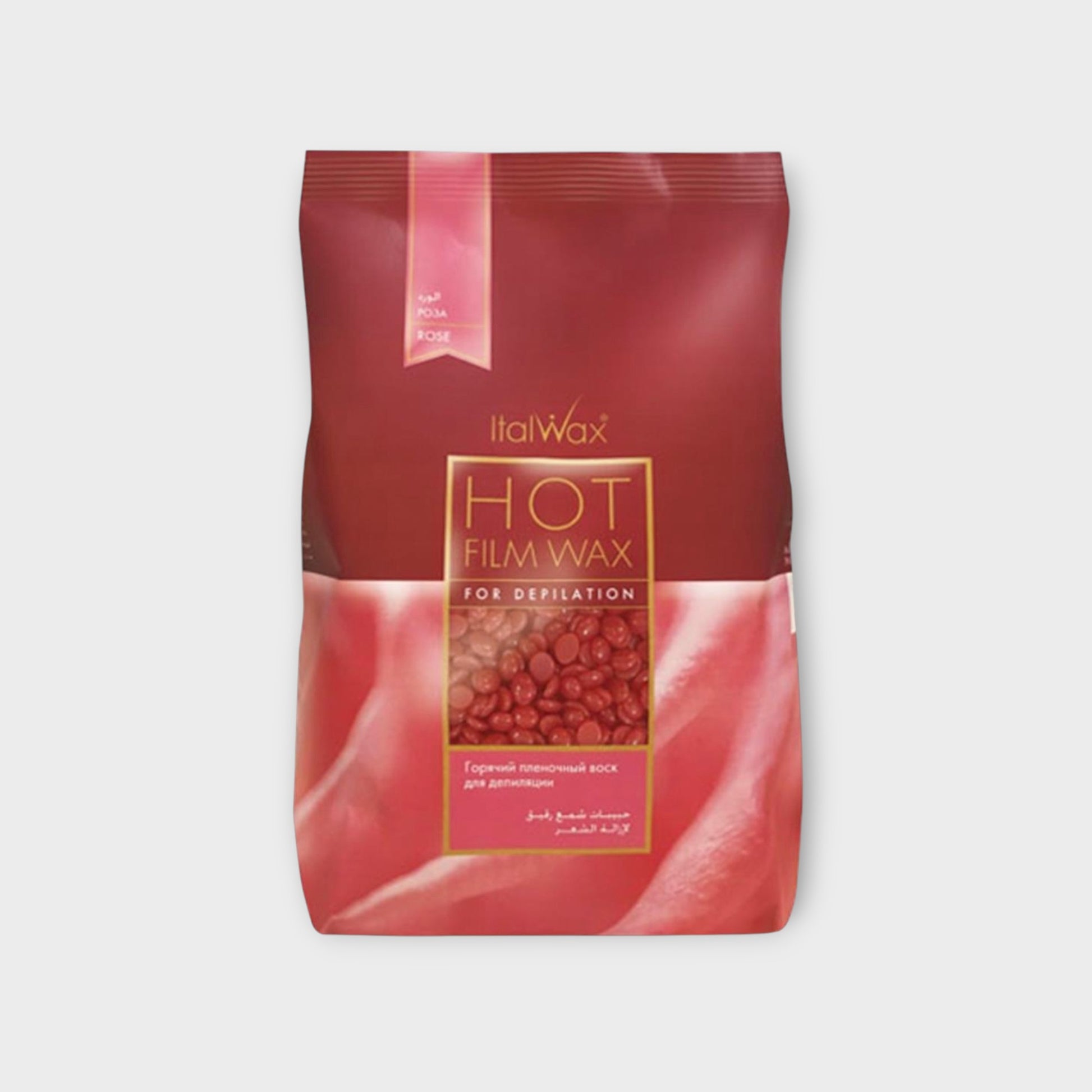 Wosk depilacyjny Italwax różany 1kg do depilacji, naturalny i skuteczny