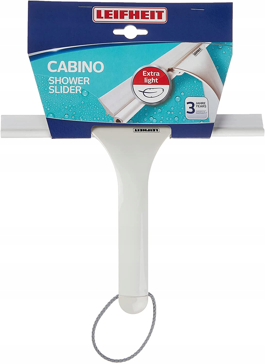 Leifheit Cabino Ściągaczka do prysznica z miękką gumą, 28 cm